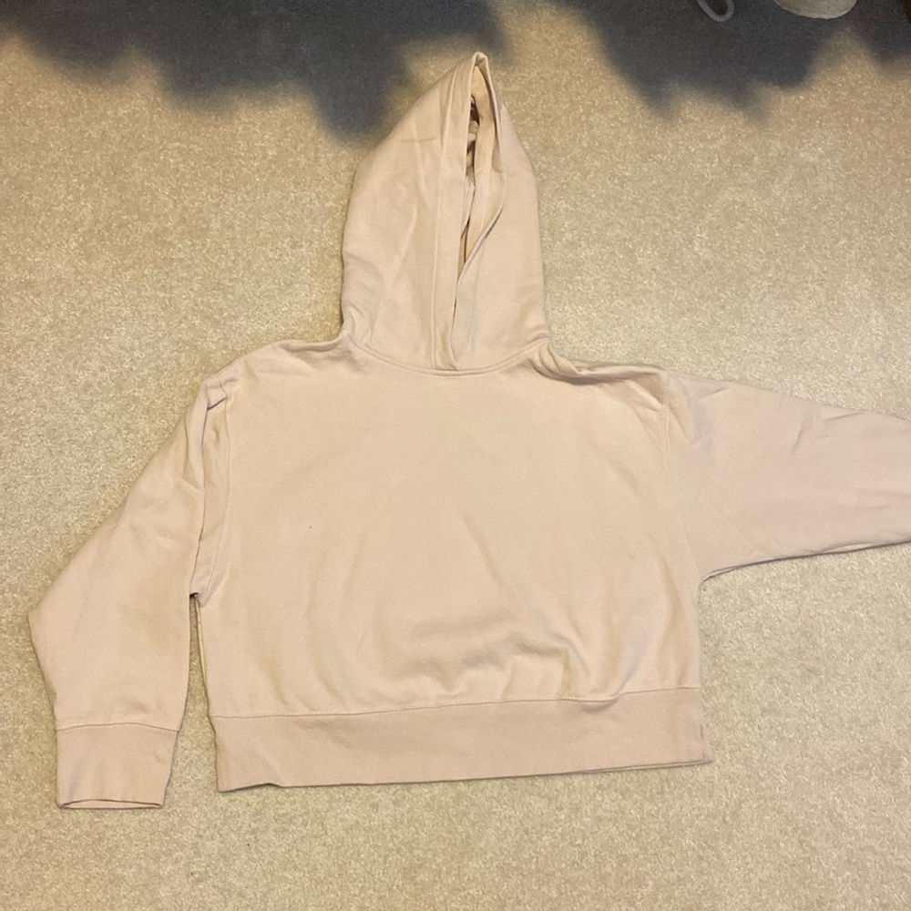 Zara Cropped Hoodie - Cream